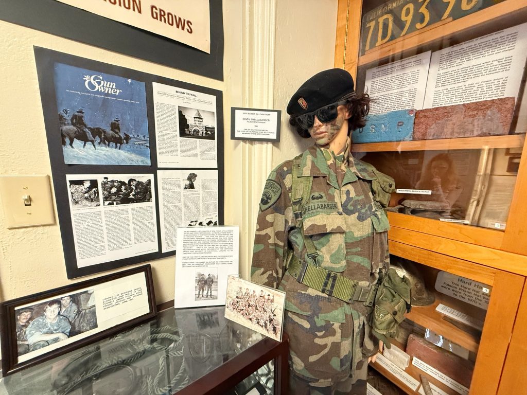 Special display on early SERT teams, now known as Crisis Response Teams at CDCR institutions. 