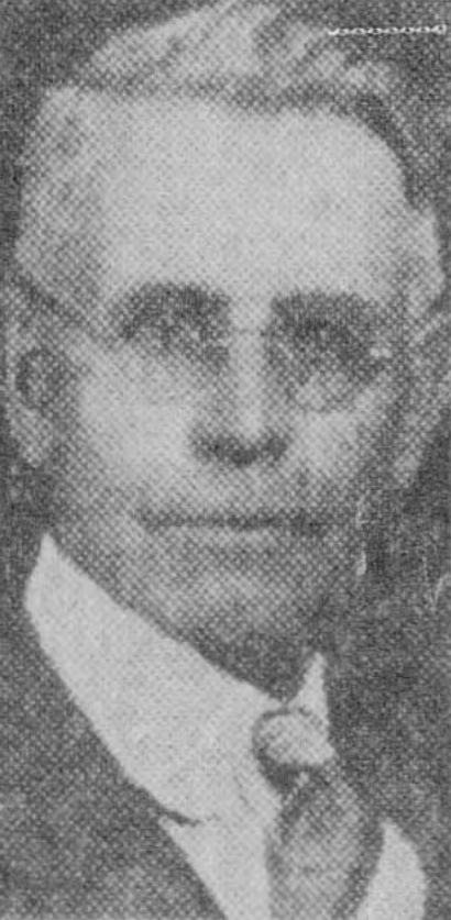 R.A. Lang, youth parole officer, grainy 1930s newspaper photo.