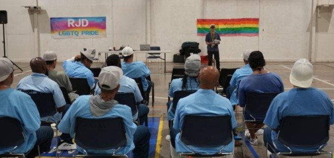 RJD Pride Event with speaker