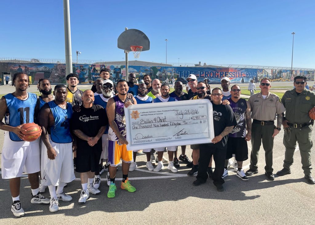 Check presentation at SATF basketball event