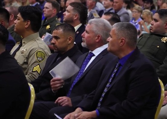 MOV recipients, seated at ceremony