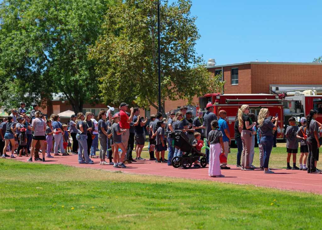 Staff learn about the CDCR fire departments during Family Day at the Academy, July 10.