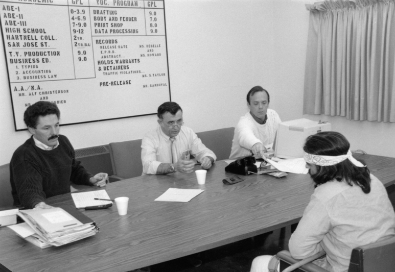 Classification panel at CTF in 1988.