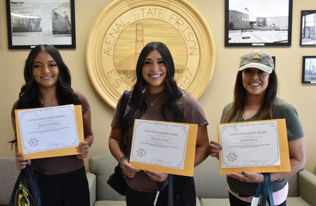 CCWA scholarship recipients with awards