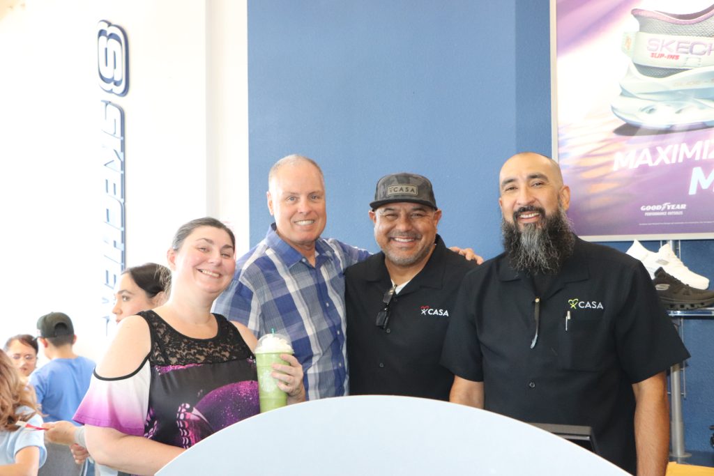 Centinela staff and the Citizens Advisory Committee helped with the local back-to-school shoe drive.