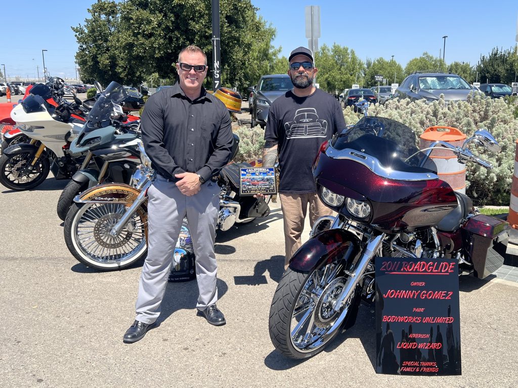 CDW Spangler with the best motorcycle.