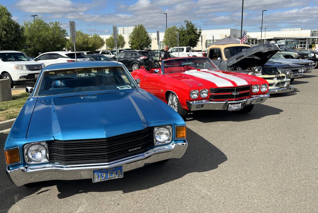 Classic automobiles displayed at CHCF in Stockton.