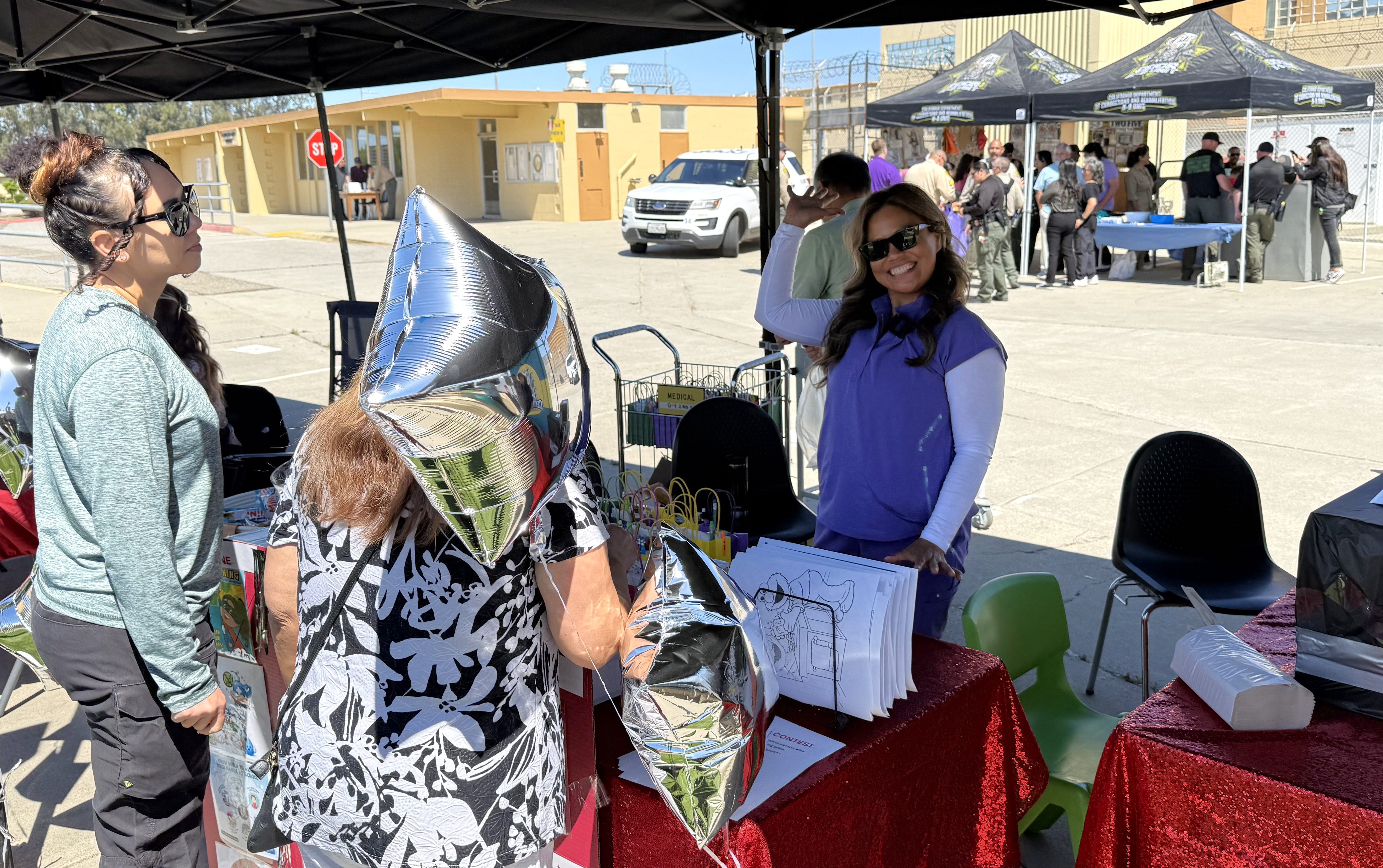 California Men's Colony booth during Family Day held Aug. 5, 2026, in San Luis Obisipo.
