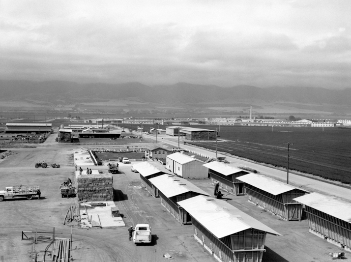 Farm unit and dairy at CTF, built in 1950.