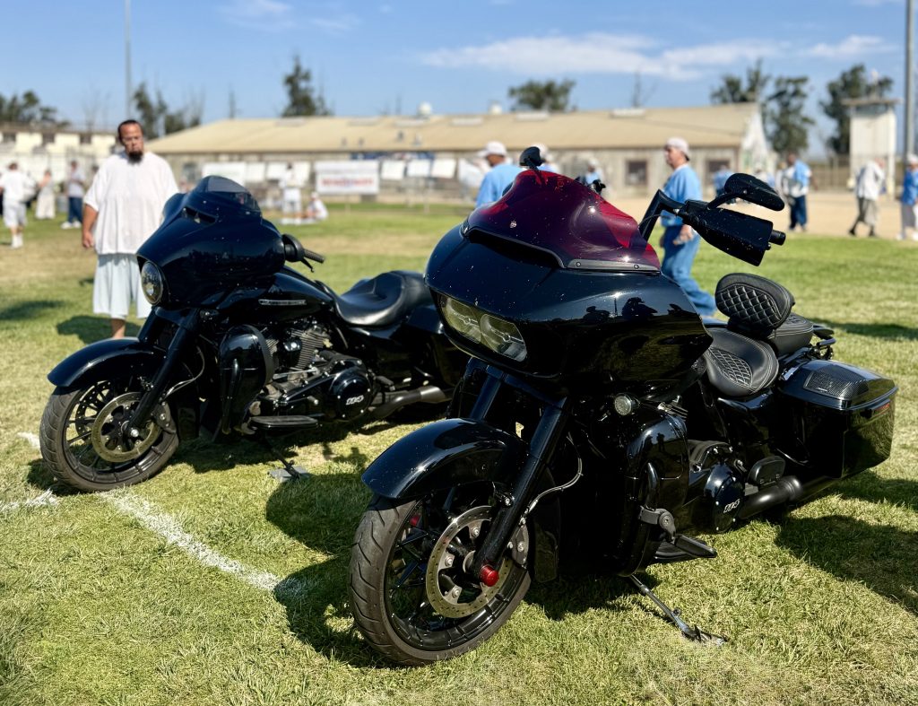 Motorcycles at CTF-Soledad for Hot August Nights.