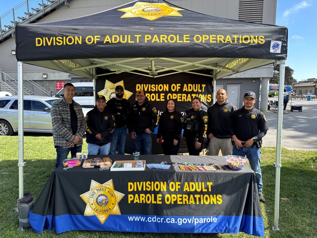 Salinas Parole Unit, Central Coast, during National Night Out.