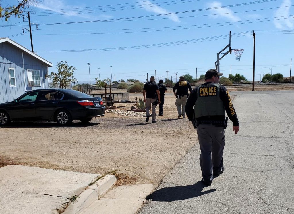Operation Imperial Heat with Chula Vista parole agents, CDCR's Office of Correctional Safety and District Attorney investigators.