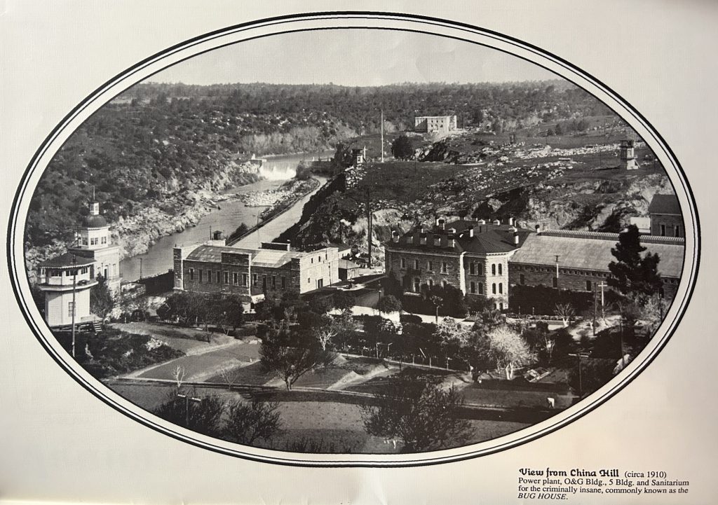 View of Folsom Prison from China Hill in 1910.