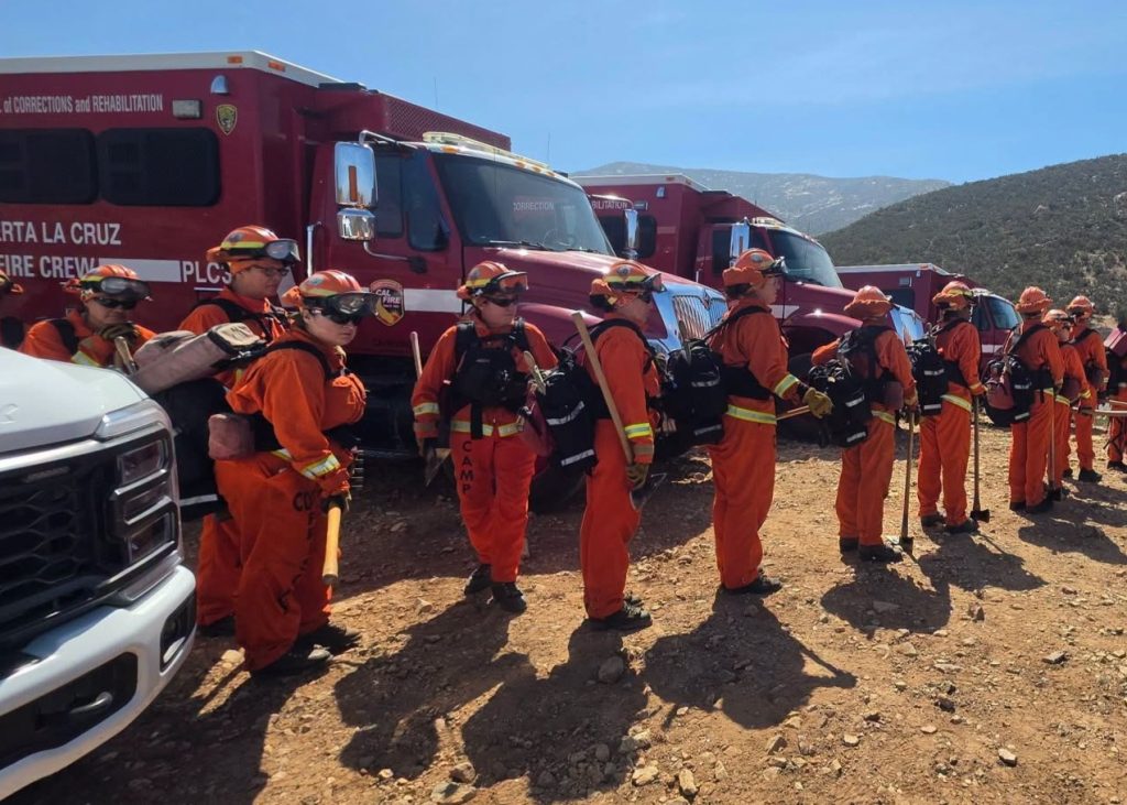 Fire response crew assembling