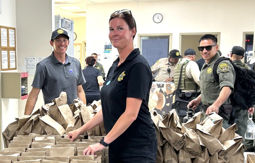 CCPOA at the Ironwood State Prison staff appreciation event.