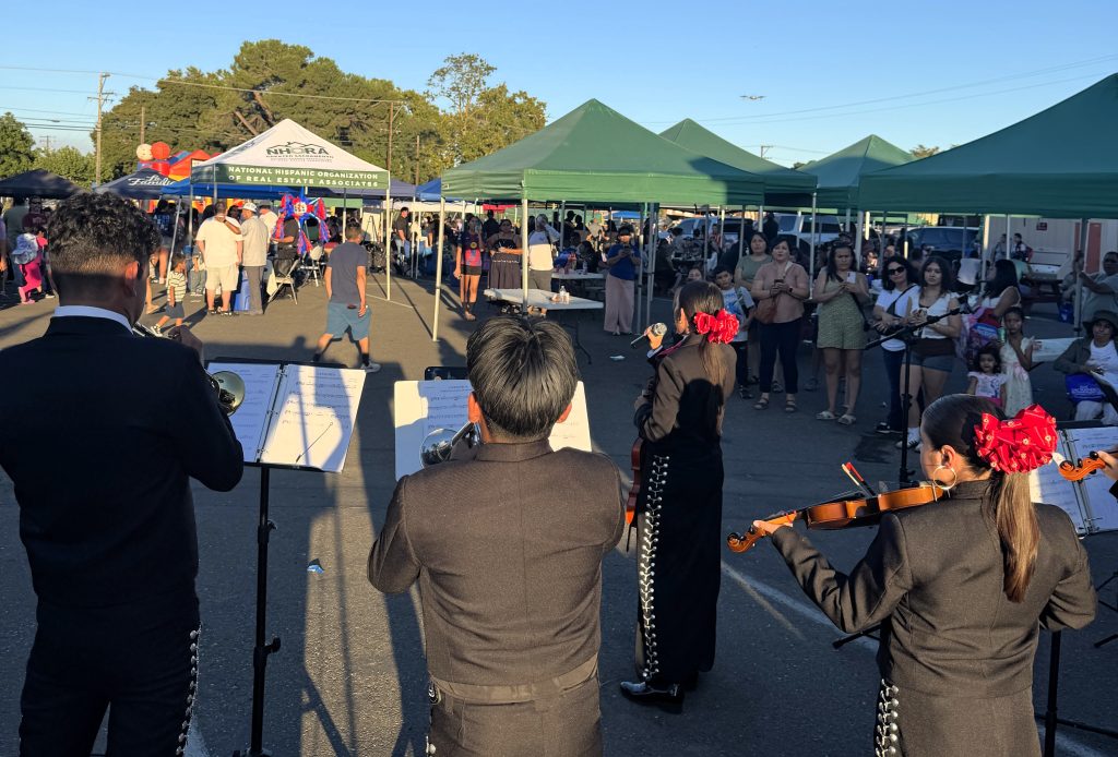 Live music at National Night Out in Sacramento.