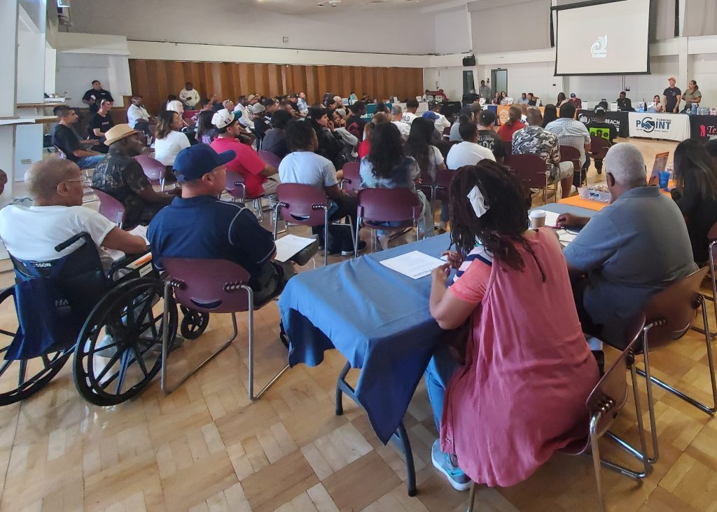 July Parole and Community Team meeting crowd