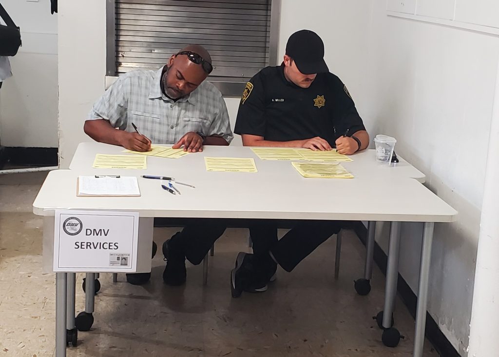 DMV services at PACT meeting