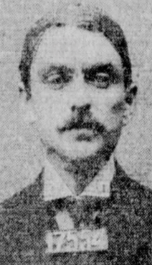Herbert Thornburg in 1906 newspaper photo.