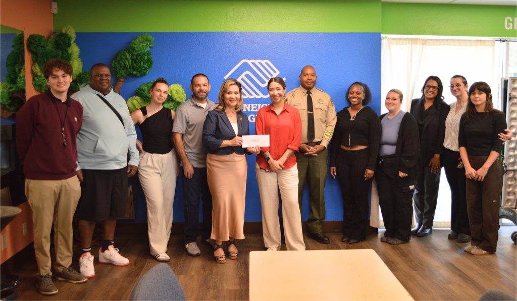 CSP-Solano delivers check to Vacaville Neighborhood Boys & Girls Club