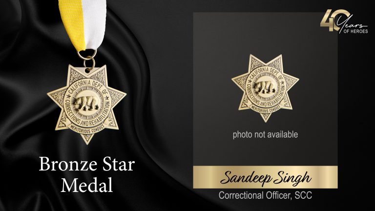 Singh Bronze Star medal