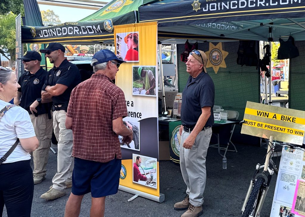 CDCR team at State Fair booth