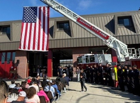 DAPO Salinas parole complex staff joined the Salinas community for a Sept 11 memorial ceremony to honor the 25th anniversary of the terror attacks.