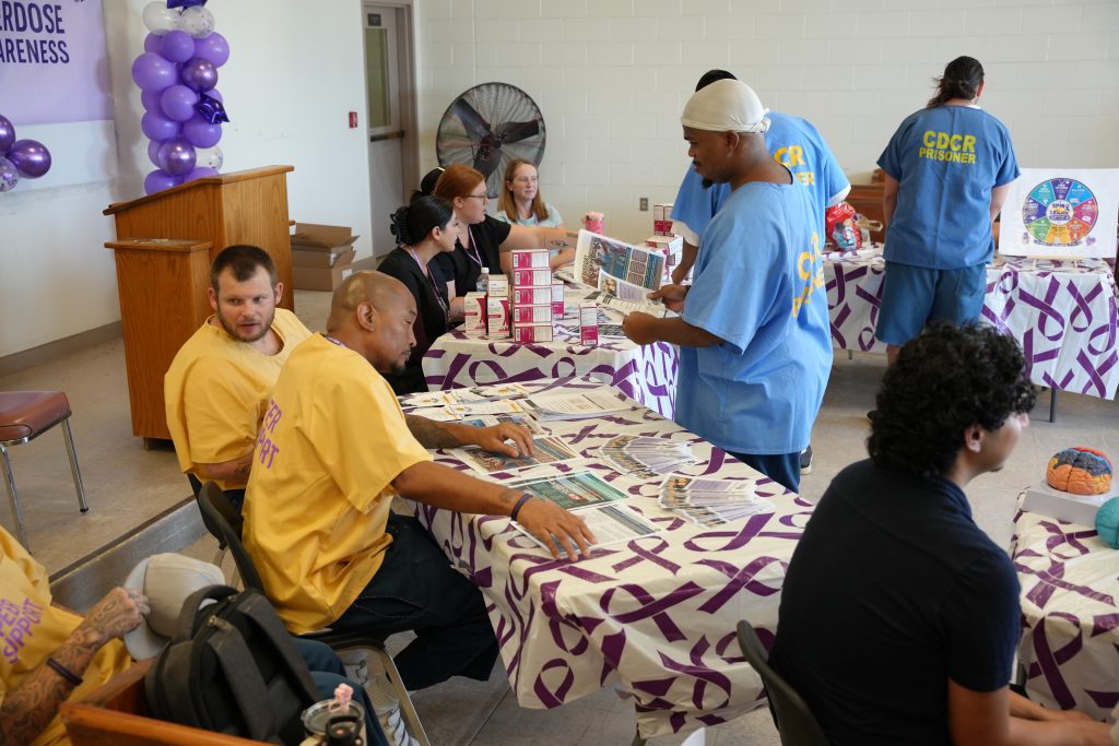 International Overdose Awareness Day event at North Kern State Prison