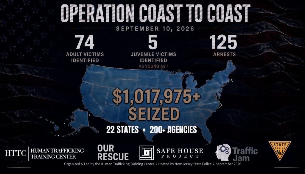 OCS Operation Coast to Coast by the numbers graphic.