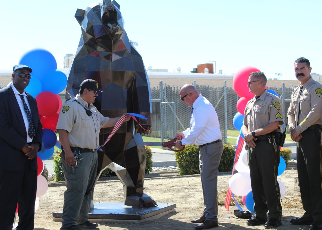 PVSP staff at ribbon-cutting