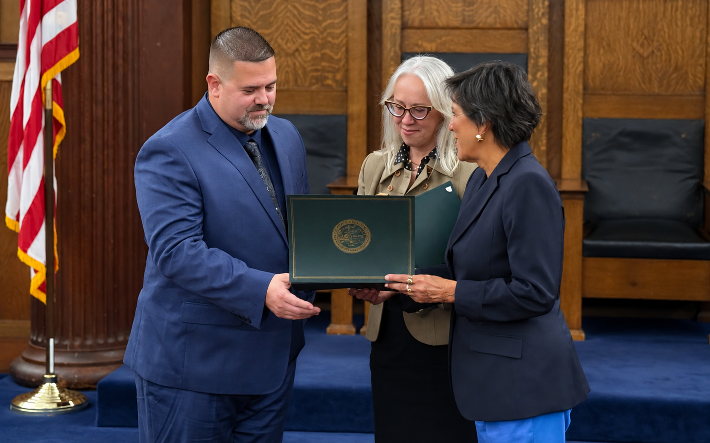 King David’s Lodge hosts the ceremony annually as a way to recognize law enforcement professionals throughout the local community and acknowledge their service and contributions to public safety.
