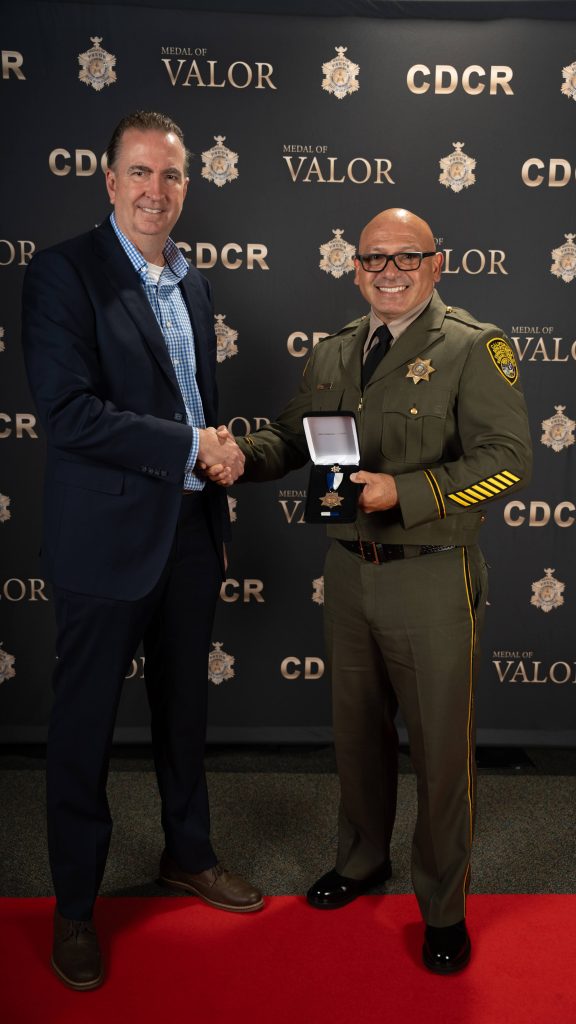 Honoree with Secretary MOV 2026.