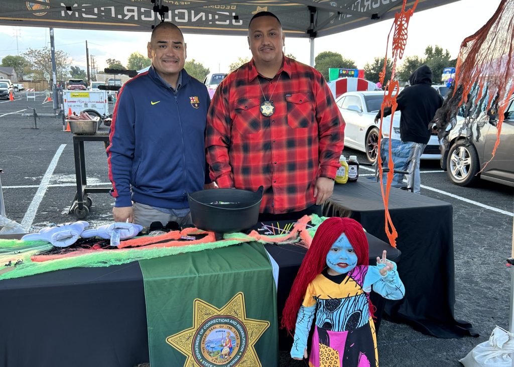 ASP staff at community Halloween event
