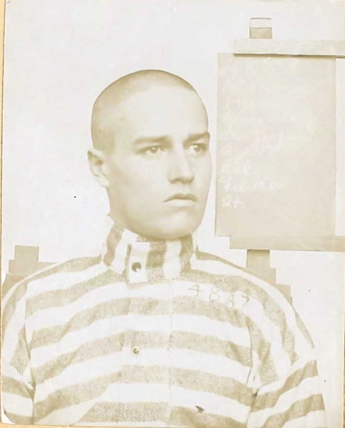 Ed Walker, 4887, aka Al Drace, Folsom State Prison, was 17 when he was transferred from Preston.