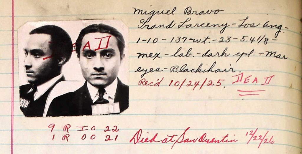 After he passed away, the record for Miguel Brav was altered to indicate he was dead. 