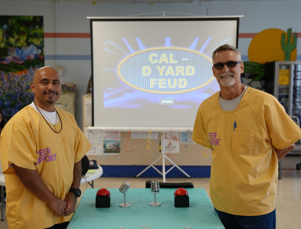 D-Yard peer support special program graduates took part in the game at Calipatria State Prison.