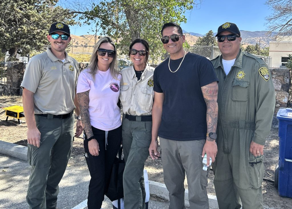 CDCR staff group photo at CCI annual health fair