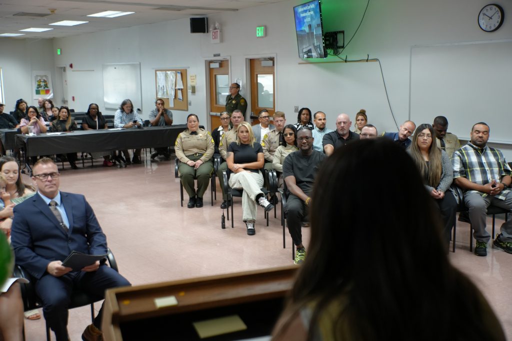 Third promotional ceremony gathering at CHCF in Stockton.