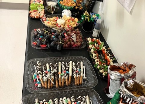 CMC medical assistant appreciation event table with food