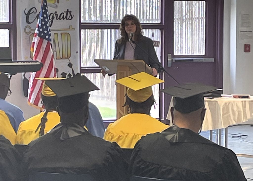 Speaker at HDSP graduation