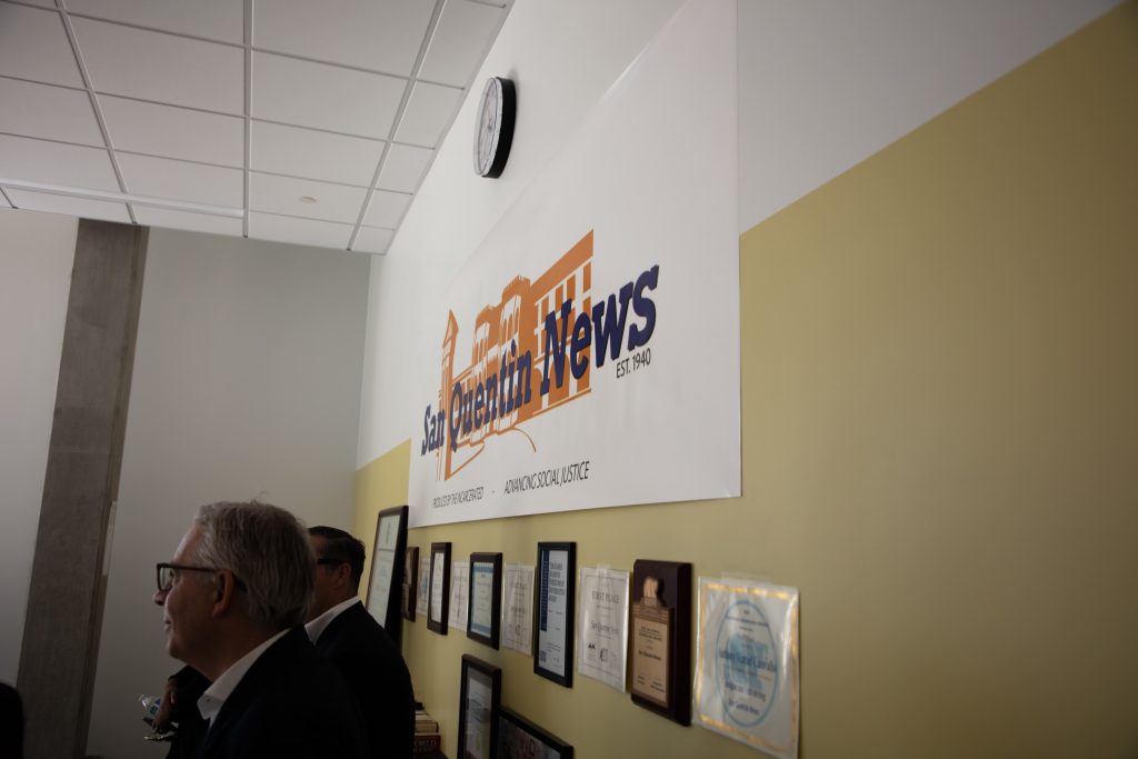 San Quentin News is now housed in the new learning center.