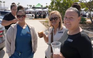 Smiling staff at RJD Correctional Facility in San Diego, California.