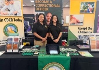 Recruitment team at Women in Law Enforcement Symposium