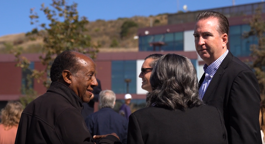 Secretary Macomber leads tour of San Quentin Learning Center