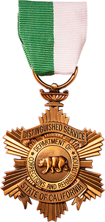 CDCR Distinguished Service medal