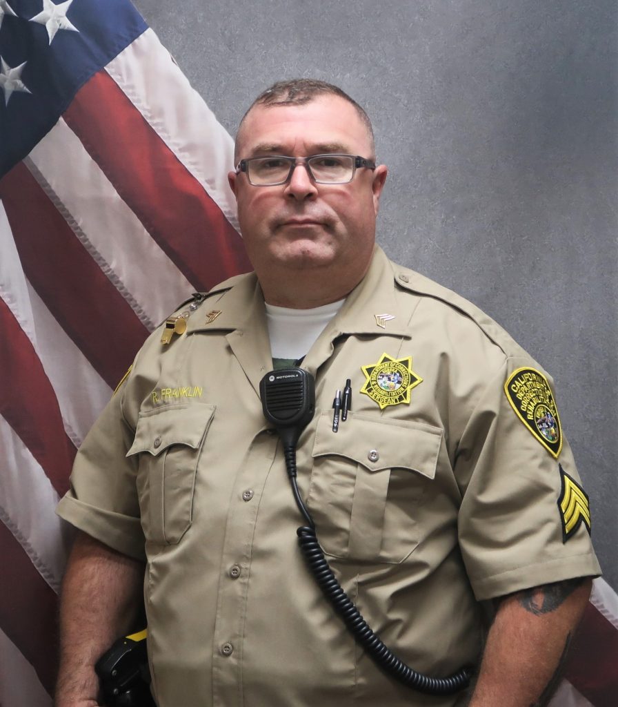 Bronze medal recipient Ron Franklin, a CDCR sergeant at Pelican Bay State Prison.