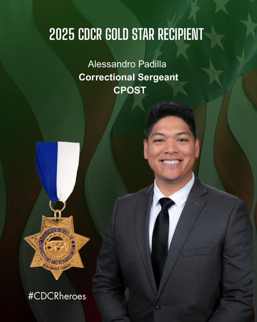 Alessandro Padilla, Gold Star recipient, 2025.