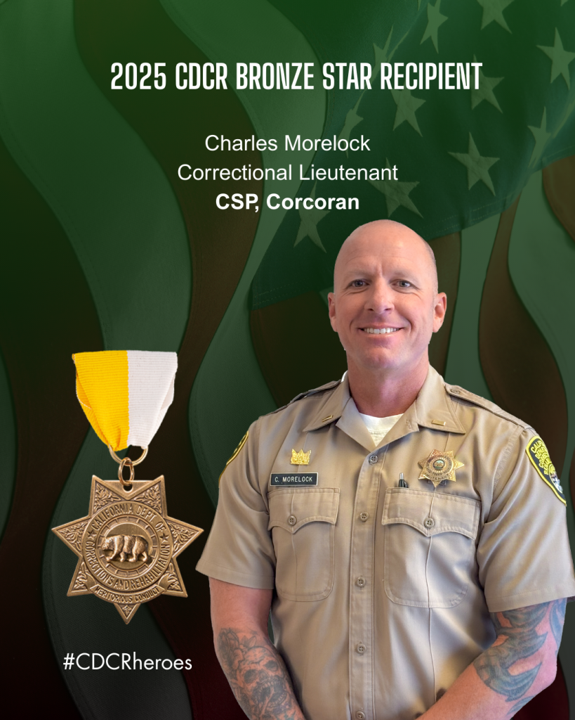 Charles Morelock, 2025 Bronze Star recipient