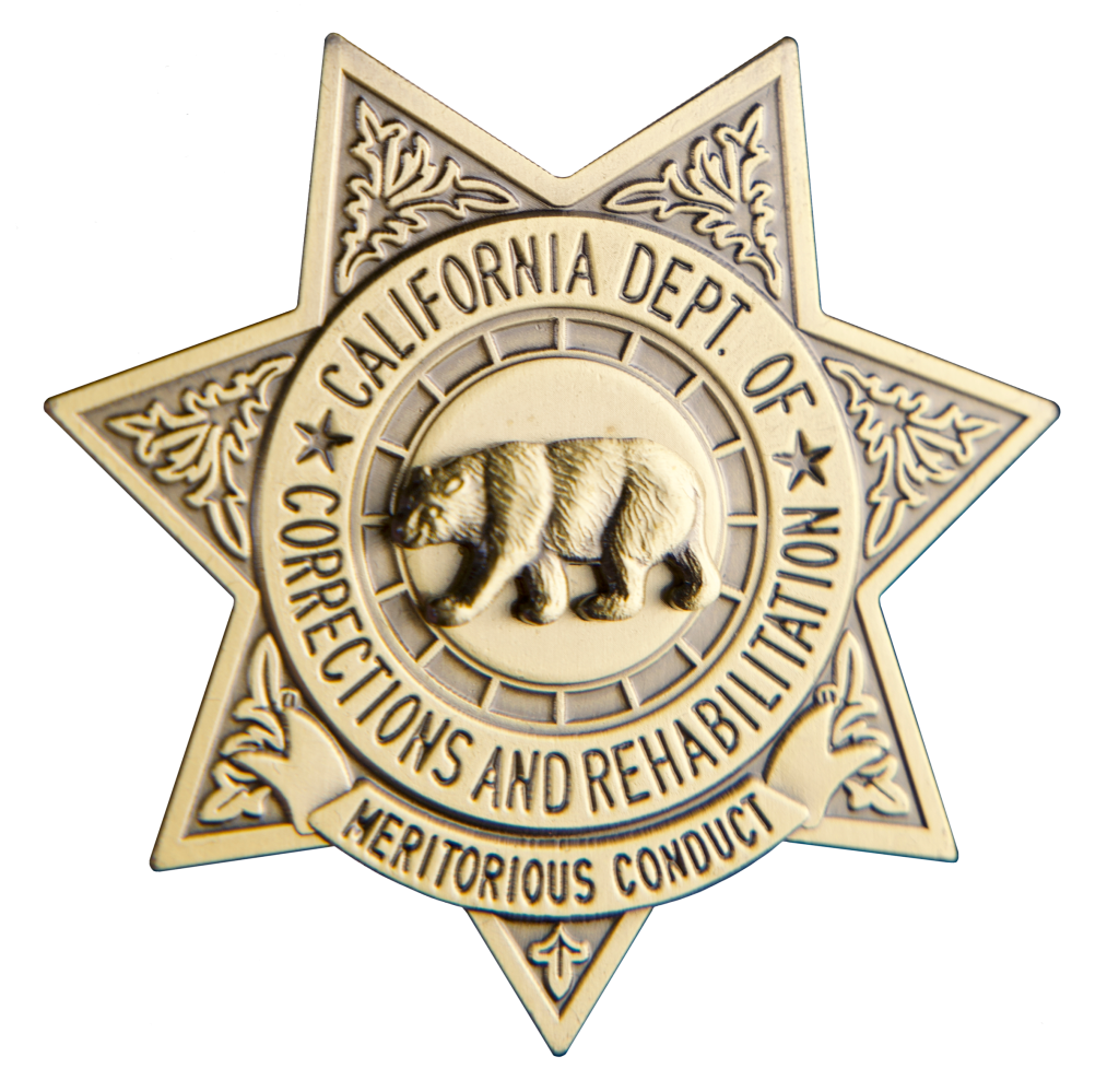 Bronze Star without ribbon, CDCR Medal of Valor award ceremony.