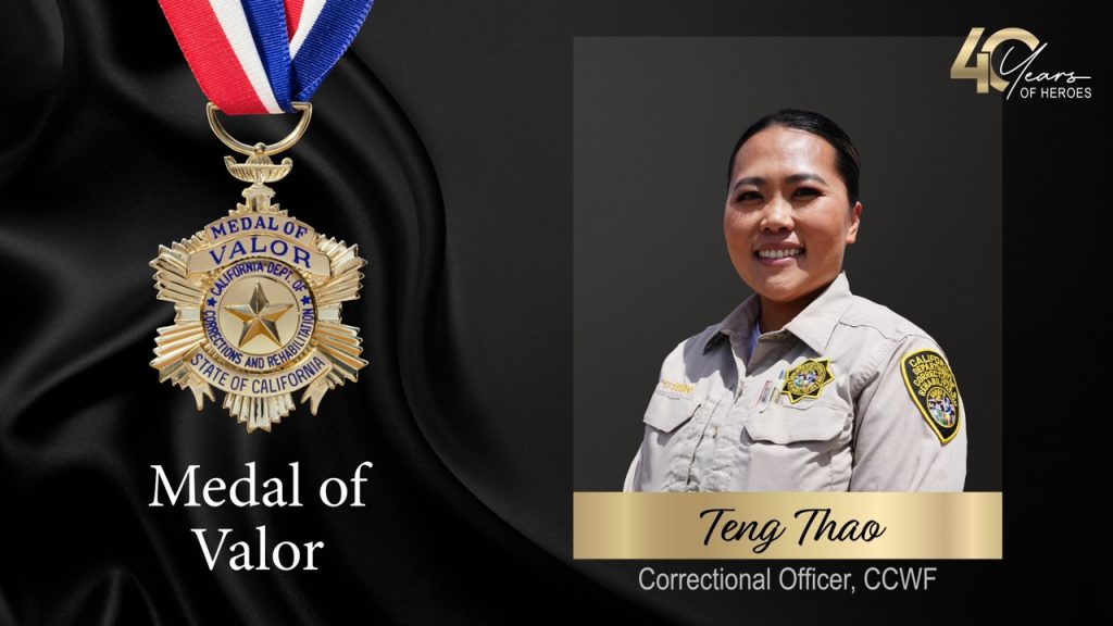 Teng Thao, medal of valor honoree, 2026.